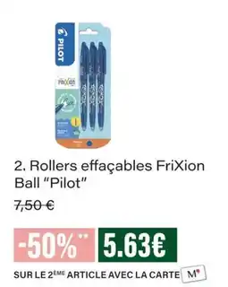 Monop' Pilot Rollers effaçables FriXion Ball offre
