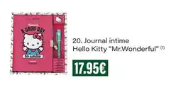 Monop' Hello Kitty Journal intime offre
