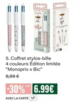 Monop' BIC Clics offre