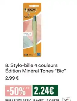 Monop' BIC Stylo-bille 4 couleurs offre