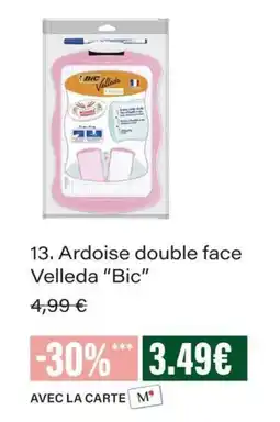 Monop' Velleda Ardoise double face offre