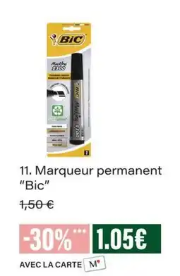 Monop' Bic Marqueur permanent offre