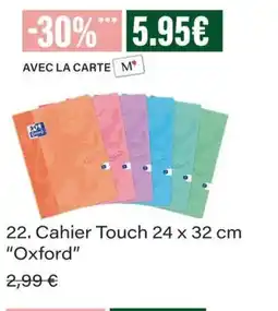 Monop' Touch Cahier Oxford offre