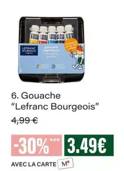 Monop' Lefranc Bourgeois Gouache offre