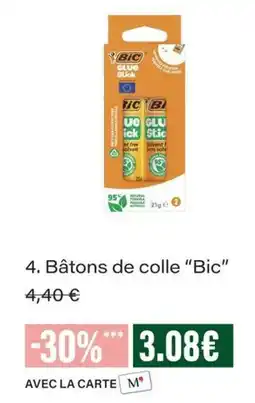 Monop' Bic Bâtons de colle offre