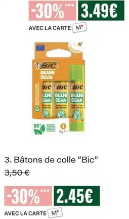 Monop' Bic Glue Stick offre