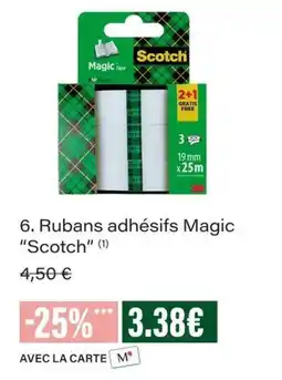 Monop' Scotch Rubans adhésifs Magic offre