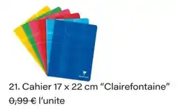 Monop' Clairefontaine Cahier offre