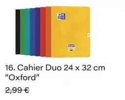 Monop' Duo Cahier Oxford offre
