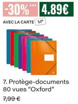 Monop' Oxford Protège-documents offre