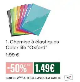 Monop' Color life Chemise à élastiques offre
