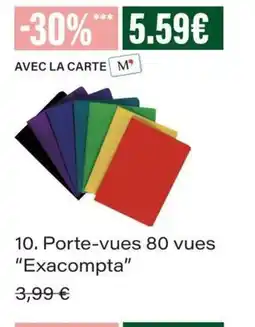 Monop' Exacompta Porte-vues offre