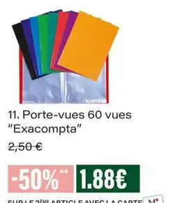 Monop' Exacompta Porte-vues 60 vues offre