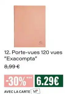 Monop' Exacompta Porte-vues 120 vues offre