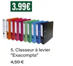 Monop' Exacompta Classeur à levier offre