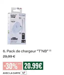 Monop' T'NB Pack de chargeur offre