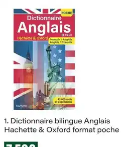Monop' Hachette & Oxford Dictionnaire Anglais offre