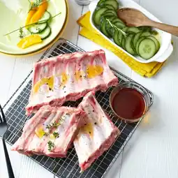 Auchan Supermarché Sans marque porc : travers ou ribs offre