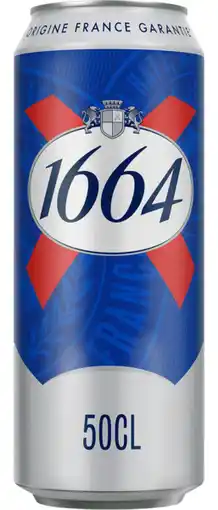 Auchan 1664 bière blonde 1664 offre