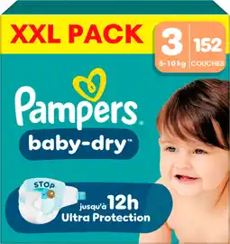 Auchan Pampers pampers baby dry couches offre