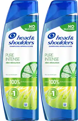 Auchan Head&shoulders shampooing antipelliculaire pure intense head & shoulders offre
