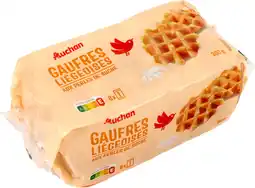 Auchan Auchan gaufres liégeoises aux perles de sucre auchan offre