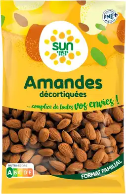 Auchan Sun amandes décortiquées sun offre