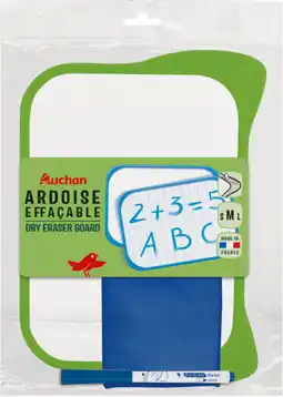 Auchan Auchan ardoise blanche et accessoires offre
