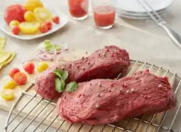 Auchan Sans marque viande bovine : rumsteck*** spécial barbecue offre