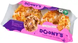 Auchan Doony's donuts fourrés speculoos lotus biscoff offre