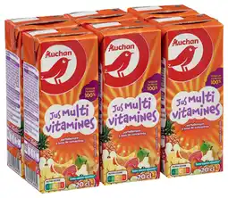Auchan Auchan jus multivitaminé briquettes auchan offre