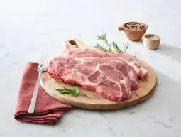 Auchan Sans marque porc : côte échine avec os offre
