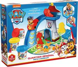 Auchan Canal toys coffret quartier general pat patrouille pâte à modeler offre