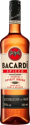 Auchan Bacardi rhum spiced bacardi offre