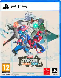 Auchan Playstation le jeu ps5 marvel tokon fighting souls offre