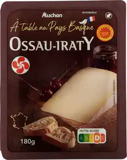 Auchan Auchan a table en france ossau-iraty aop auchan à table en france offre