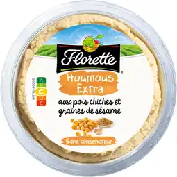 Auchan Florette houmous extra aux pois chiches et sésame florette offre