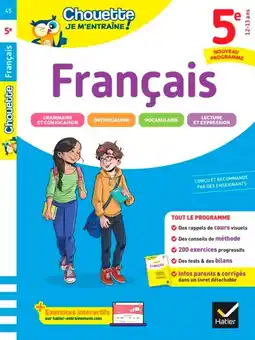 Auchan Sansmarque cahiers de soutien chouette offre