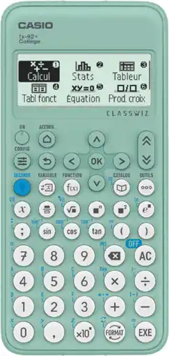 Auchan Casio calculatrice casio fx-92 offre