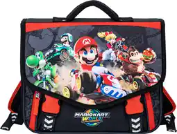 Auchan Mario kart cartable 38 cm mario kart world offre