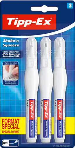 Auchan Bic stylos correcteurs x3 tipp-ex offre