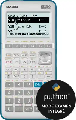 Auchan Casio calculatrice casio graph 35+ e ii offre