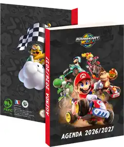 Auchan Mario kart agenda scolaire mario kart world offre