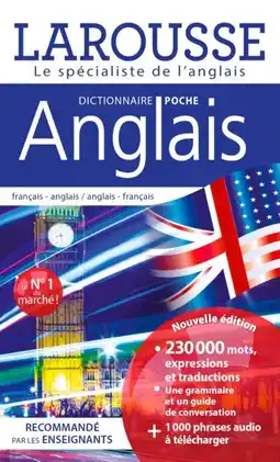 Auchan Sansmarque dictionnaires langues étrangères offre