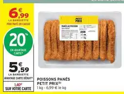 Intermarché Hyper Poissons panés offre