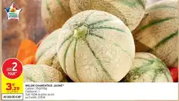 Intermarché Hyper Melon charentas jaune offre