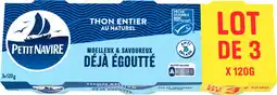 Auchan Supermarché Petit navire thon entier déjà égoutté petit navire offre