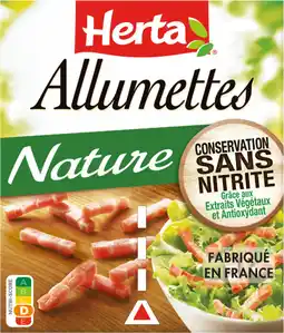 Auchan Supermarché Herta allumettes natures herta offre