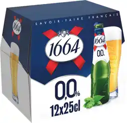 Auchan Supermarché 1664 bière blonde 1664 sans alcool offre