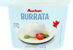Auchan Supermarché Auchan burrata auchan offre